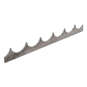Listón antirrobo de acero para valla H33 mm – longitud 2000 mm