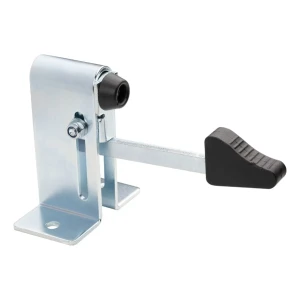 Tope PSG para puertas batientes con bloqueo – regulable, acero, 70 mm
