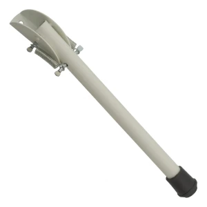 Tope de puerta de acero 265 mm blanco – bloqueador con muelle