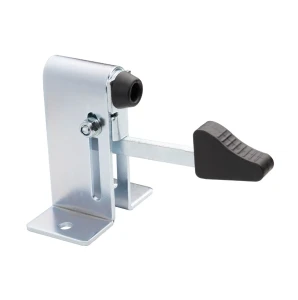 Tope regulable PSG para puertas batientes con bloqueo – captura 50 mm, acero galvanizado
