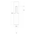 Bisagra rodada PSG para puertas FI 24×80 con bola para puertas batientes 001-472 (2)