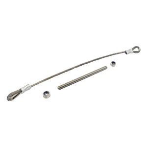 PSG cable de seguridad de acero inoxidable para puerta de hoja 500 mm ø6