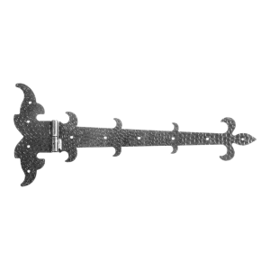 Postal – bisagra decorativa de banda izquierda de acero 525 × 225 mm