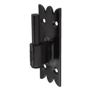 Gancho de construcción para contraventana decorativo negro – espiga ø9 mm