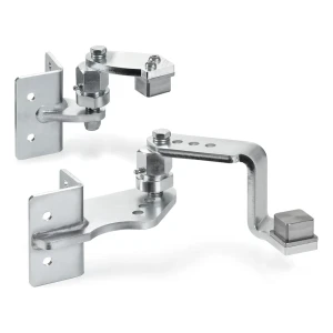 Comunello juego de bisagras de puerta para soldar en poste 40×40 mm – derecho, para pendientes ascendentes