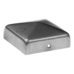 Capuchón envolvente de acero galvanizado para poste de valla 40×40 mm