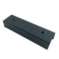 Perfil C conector soporte para zócalo 200x55 antracita grafito