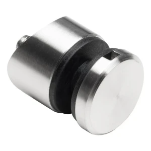 Sujeción puntual para vidrio 6-12mm ø 30/13/M8x40 AISI304 sistema 42,4 satinado