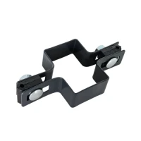 Abrazadera intermedia para paneles de valla 60x40 antracita grafito