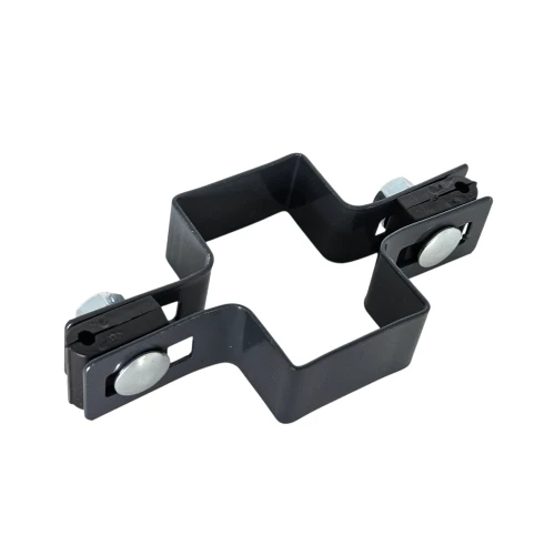 Abrazadera intermedia para paneles de vallado 40x60 antracita grafito GPV-700-01 (1)