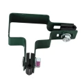 Abrazadera de esquina para paneles de valla 60x40 verde GPV-700-08 (2)