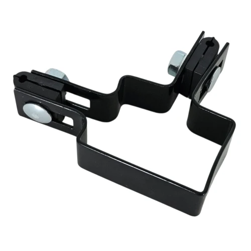 Abrazadera para paneles de valla esquinera 60x40 negro GPV-700-07 (1)
