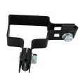Abrazadera para paneles de valla esquinera 60x40 negro GPV-700-07 (2)