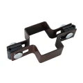 Abrazadera intermedia para paneles de valla 60x40 bronce GPV-700-05 (1)