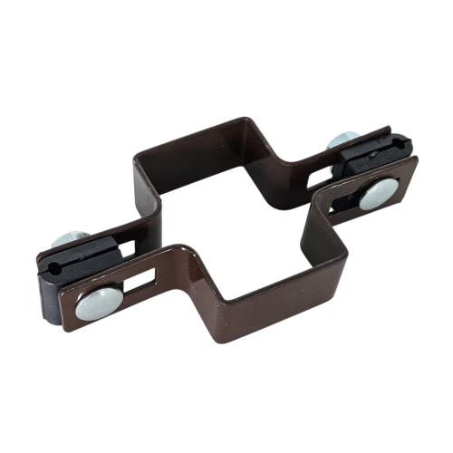 Abrazadera intermedia para paneles de valla 60x40 bronce GPV-700-05 (1)