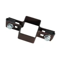 Abrazadera intermedia para paneles de valla 60x40 bronce GPV-700-05 (2)
