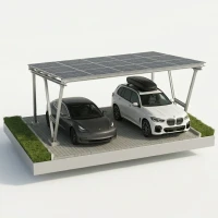Cobertizo fotovoltaico VICA para 2 vehículos SOLO Carport