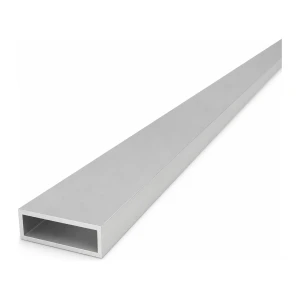 Tubo rectangular de aluminio 15×40×2 mm – perfil cerrado EN AW-6060, L=2000 mm
