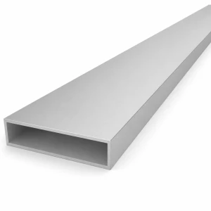 Tubo de aluminio rectangular 20×80×2 mm – perfil cerrado EN AW-6060 L=2000 mm