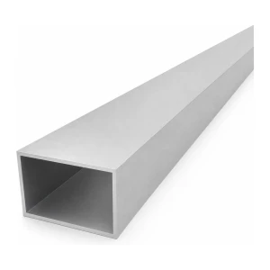Tubo rectangular de aluminio 40×60×2 mm – perfil cerrado EN AW-6060, longitud 2000 mm