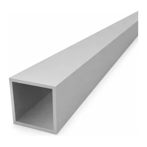 Tubo cuadrado de aluminio 50×50×3 mm EN AW-6060 – longitud 2000 mm