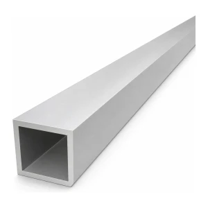 Tubo de aluminio cuadrado 40×40×4 mm EN AW-6060 – longitud 2000 mm