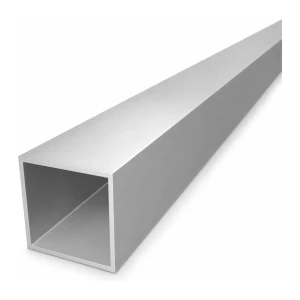 Tubo cuadrado de aluminio 50×50×2 mm – perfil cerrado L=2000 mm