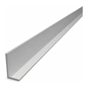 Ángulo de aluminio de alas desiguales 40×20×2,6 mm – perfil L, longitud 2000 mm