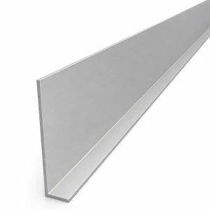 Ángulo de aluminio de alas desiguales 80×20×2 mm – perfil en L, longitud 2000 mm