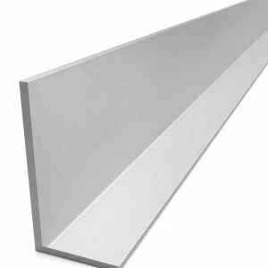 Ángulo de aluminio de lados desiguales 100×50×5 mm – perfil en L, longitud 2000 mm