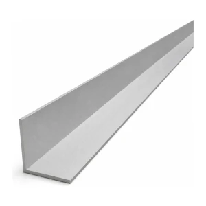 Ángulo de aluminio de lados iguales 40×40×2 mm – perfil en L, longitud 2000 mm