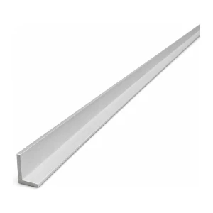 Ángulo de aluminio de lados iguales 15×15×2 mm – perfil L, longitud 2000 mm