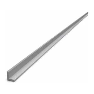 Ángulo de aluminio equilátero 10×10×2 mm – perfil L, longitud 2000 mm
