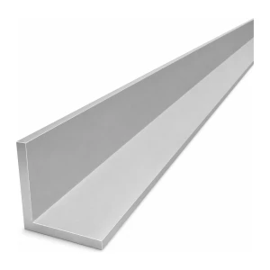 Ángulo de aluminio de alas iguales 50×50×5 mm – perfil L, longitud 2000 mm