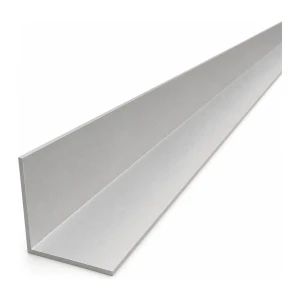 Ángulo de aluminio de alas iguales 50×50×2 mm – perfil en L, longitud 2000 mm