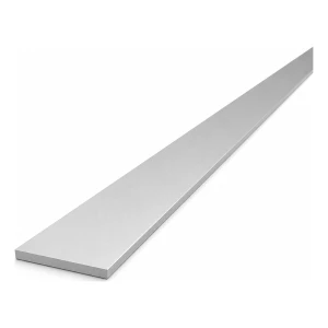 Pletina de aluminio 40×4 mm EN AW-6060 T64, longitud 2000 mm
