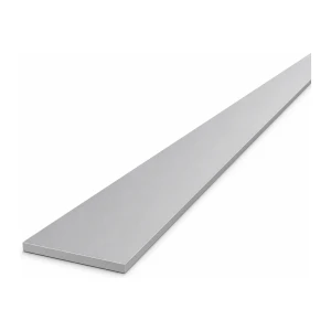 Pletina de aluminio 50×4 mm EN AW-6060 T64, longitud 2000 mm