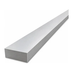 Pletina de aluminio EN AW-6060 T64 – 50×20 mm, longitud 2000 mm
