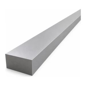 Pletina de aluminio EN AW-6060 T64, 50×25 mm, longitud 2000 mm