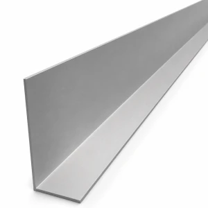 Ángulo de aluminio de alas desiguales 80×40×2 mm – perfil L, longitud 2000 mm
