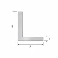 Ángulo de aluminio de alas desiguales 80×40×2 mm – perfil L, longitud 2000 mm 001-712 (2)