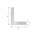 Ángulo de aluminio equilátero 10×10×2 mm – perfil L, longitud 2000 mm 001-719 (2)