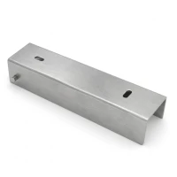 Perfil en C conector para soporte de zócalo 200x50 galvanizado