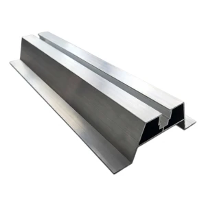 Puente trapezoidal de aluminio H40 L330 con junta EPDM 2 mm para instalación FV