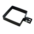 Abrazadera final para paneles de vallado 100x100 mm negro 000-782 (2)