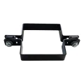 Abrazadera intermedia para paneles de vallado 100x100 mm negro 000-778 (2)