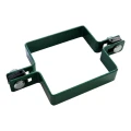 Abrazadera intermedia para paneles de vallado 100x100 mm verde 000-779 (1)