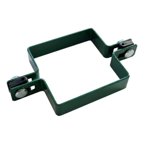 Abrazadera intermedia para paneles de vallado 100x100 mm verde 000-779 (1)