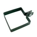 Abrazadera final para paneles de vallado 100x100 mm verde 000-783 (1)