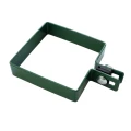 Abrazadera final para paneles de vallado 100x100 mm verde 000-783 (4)